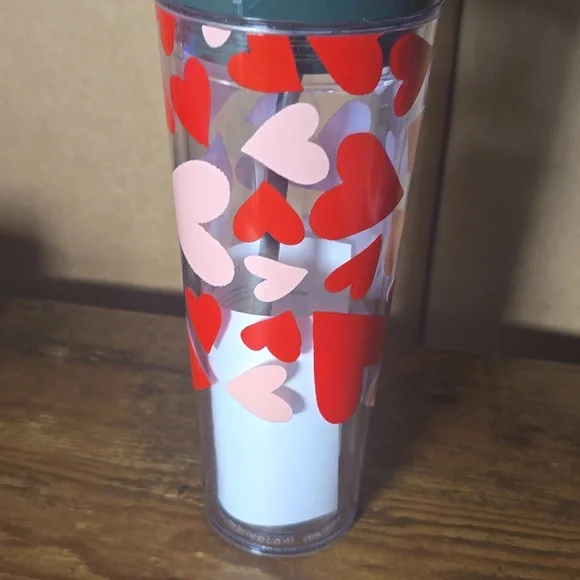 STARBUCKS VALENTINES DAY COLD CUP 240Z NWT - Picture 3 of 5